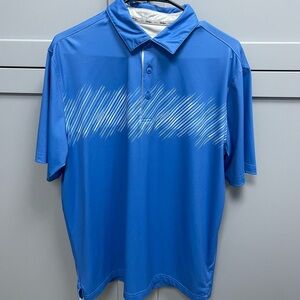 Walter Hagen Blue Performance Golf Polo | Men’s Medium | Athletic Fit